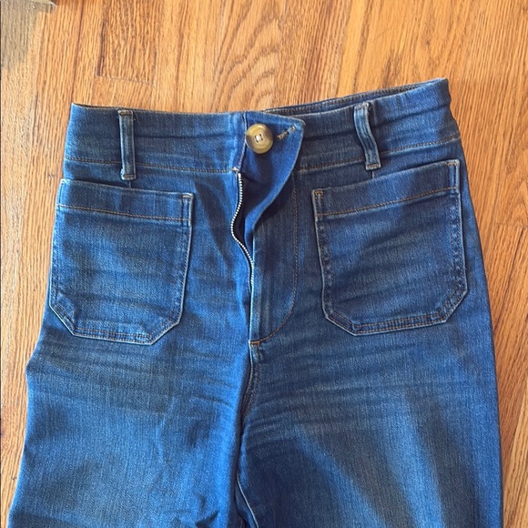 Maeve High Rise Collette cropped Blue Jeans Classic Style - Picture 3 of 4